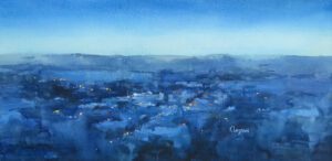 Dusk til Dawn 10 x 20 night time landscape