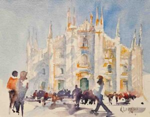 Kathleen Lanzoni, watercolor artist, Boulder, Colorado