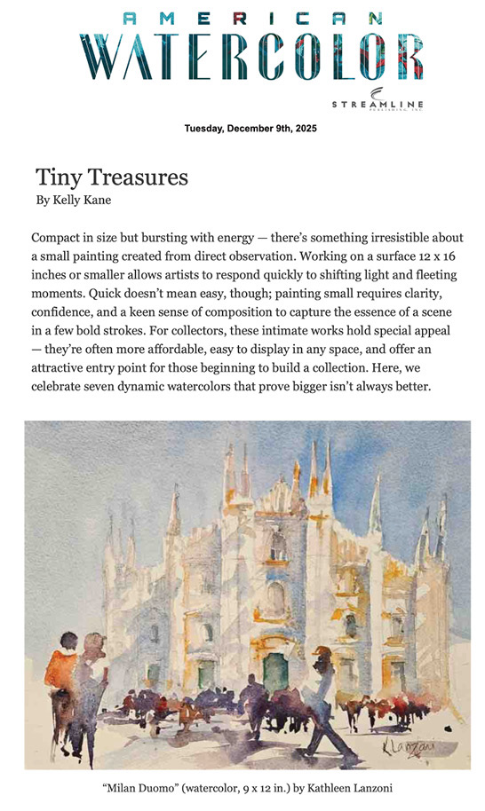 American Watercolor December 2025, screenshot
